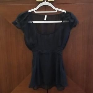 C C Outlaw Sheer Blouse